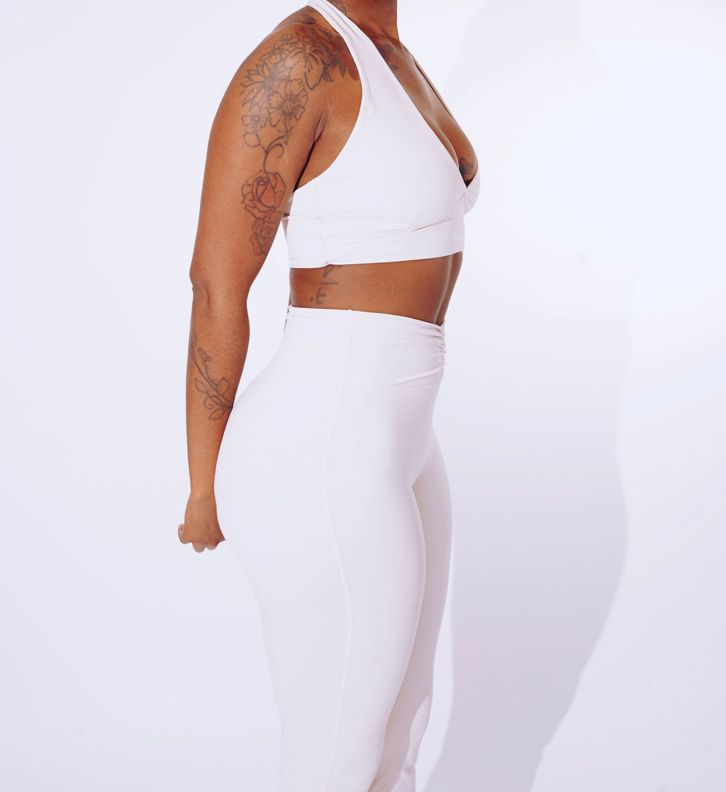 FEMME Halter Sculpt Top